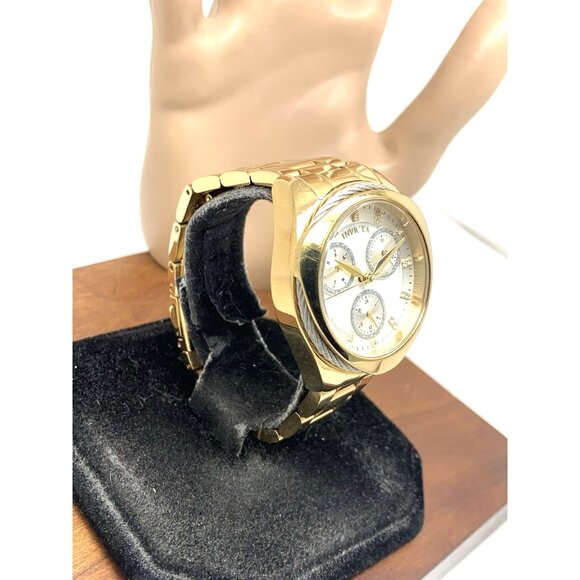 Invicta Women's Watch Bolt 31996 Quartz Mother of Pearl Gold Steel 35mm Case - Picture 14 of 14